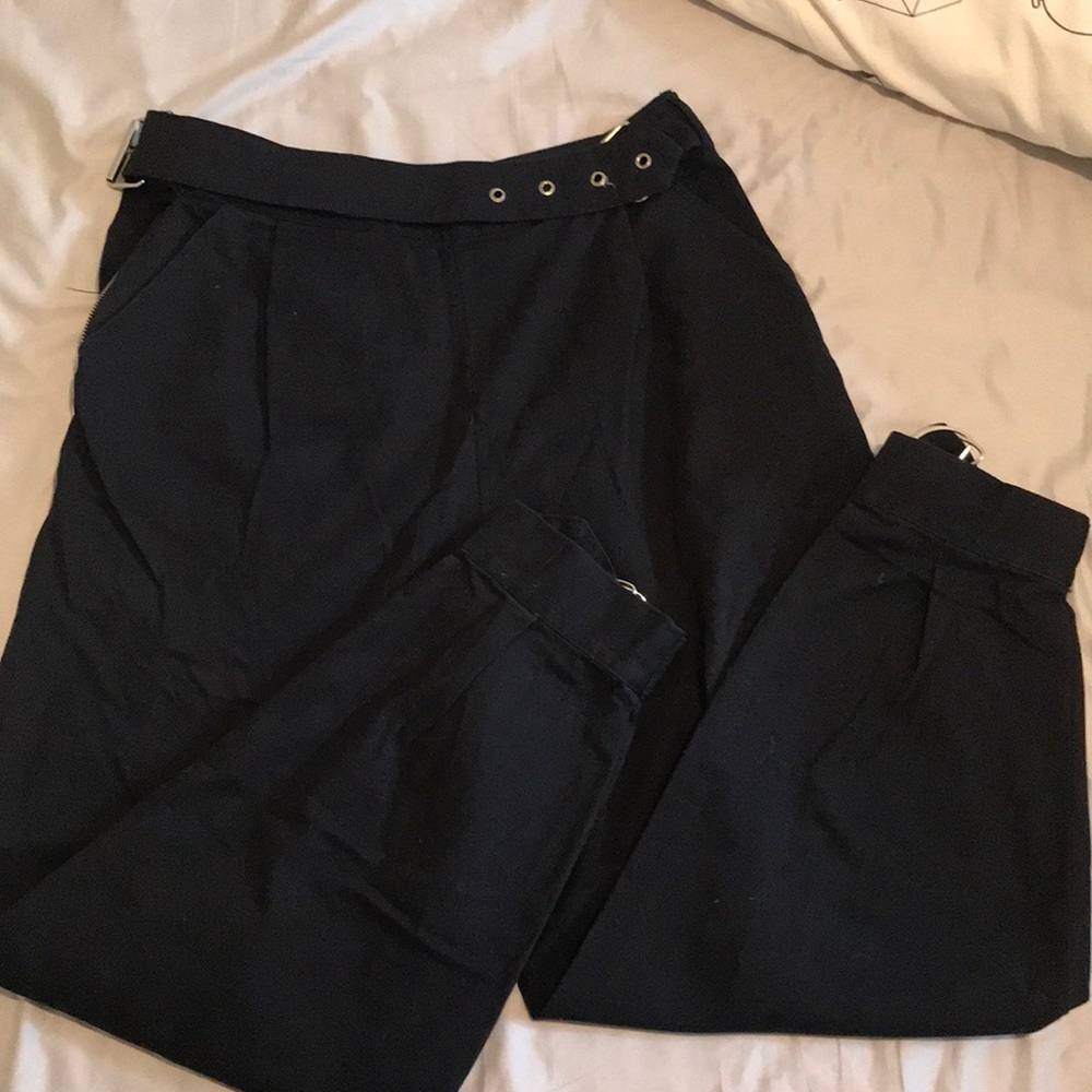 Black High Waisted Balloon Pants